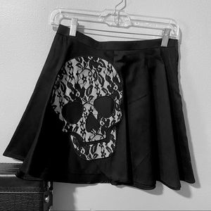 Lace Skull Skirt